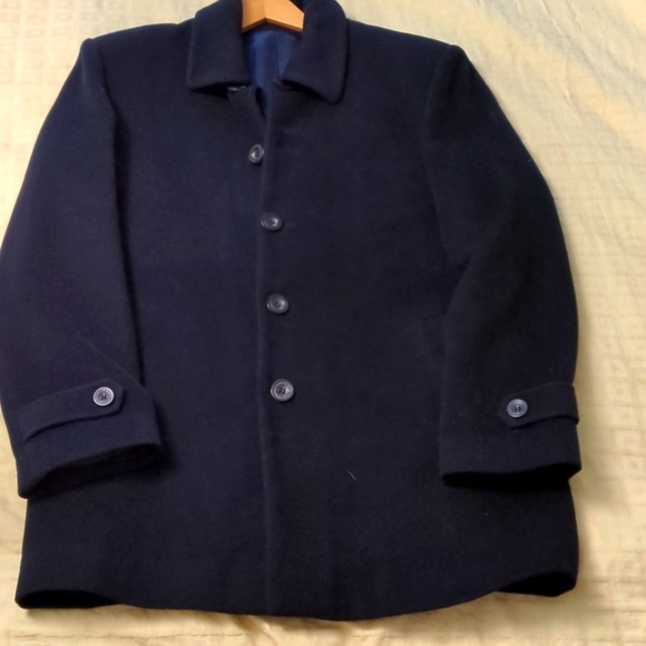 Men's Tailor-made Cashmere / Wool Blend Single Breasted Classic Coat - Picture 2 of 8